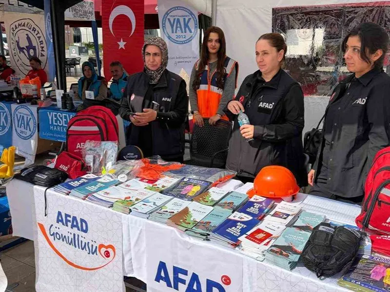 AFAD tanıtım noktası kuruldu
