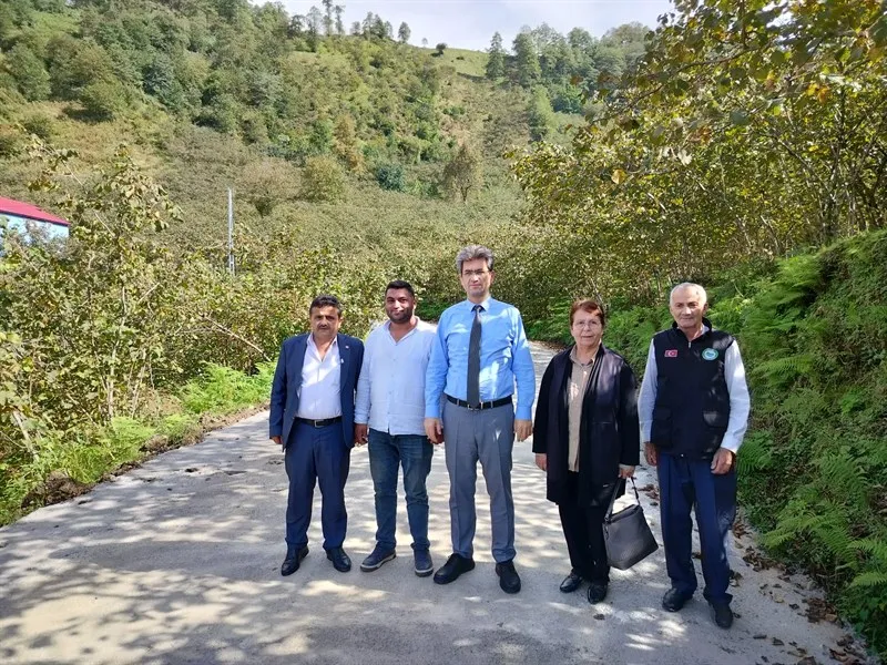 Görele Kaymakamından burunucu ve Karlıbel köylerine ziyaret