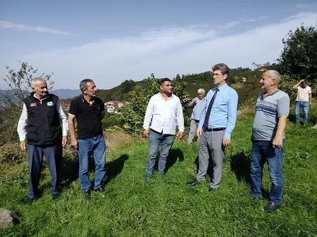 Görele Kaymakamından burunucu ve Karlıbel köylerine ziyaret