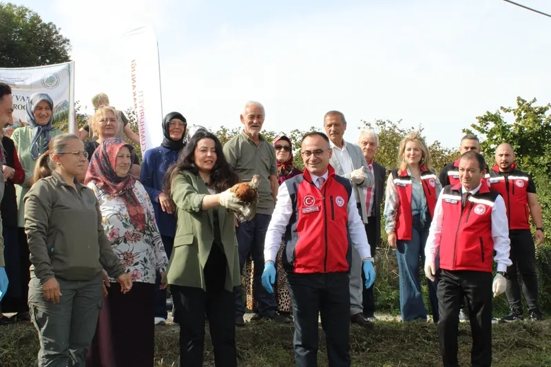 Keşap’ta doğaya sülün salımı gerçekleştirildi