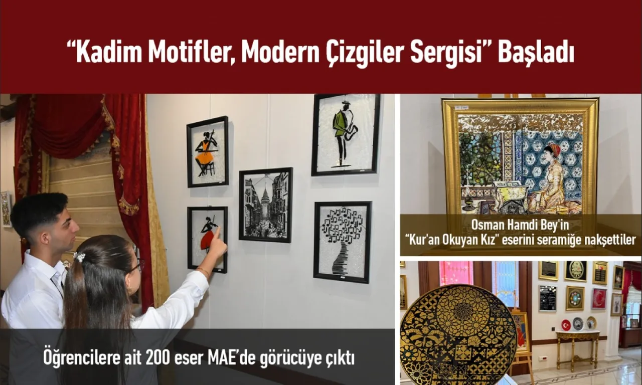 “Kadim Motifler, Modern Çizgiler Sergisi” başladı