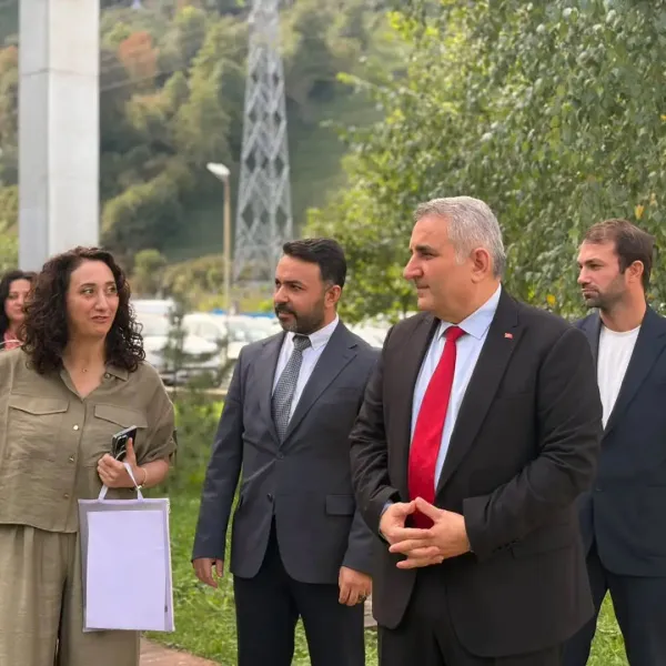 Artvin Çoruh Üniversitesi Rektörü İbrahim Aydın'ın Arhavi yerleşkesi ziyareti
