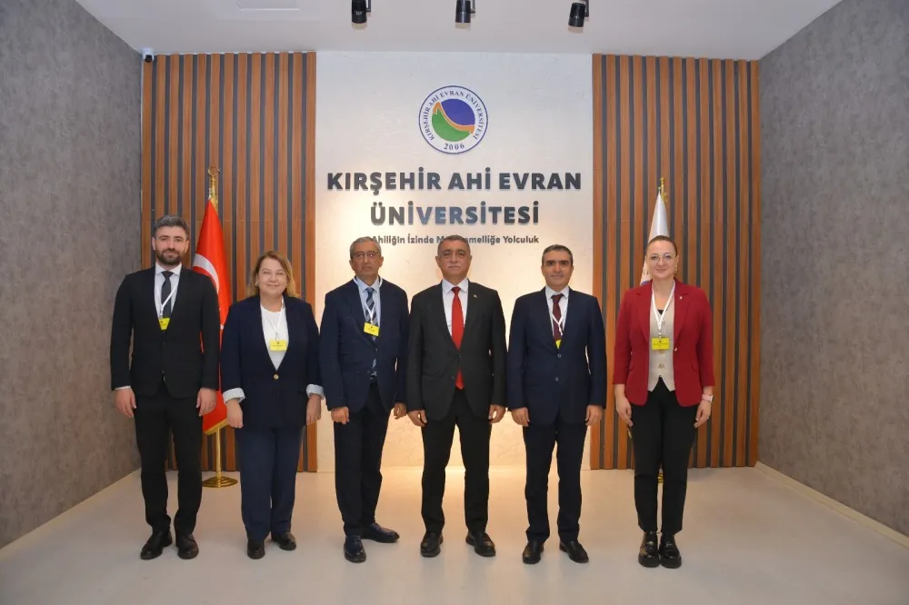 EFQM Dış Değerlendirme Saha Ziyareti Kırşehir Ahi Evran Üniversitesinde başladı