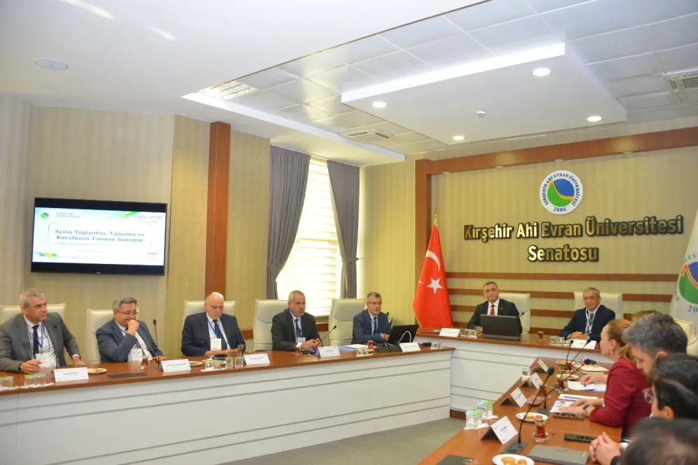 EFQM Dış Değerlendirme Saha Ziyareti Kırşehir Ahi Evran Üniversitesinde başladı