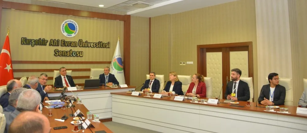 EFQM Dış Değerlendirme Saha Ziyareti Kırşehir Ahi Evran Üniversitesinde başladı
