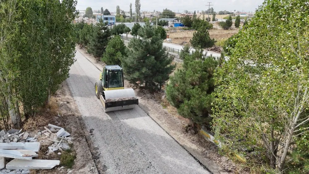 Sathi asfalt çalışmaları sona erdi