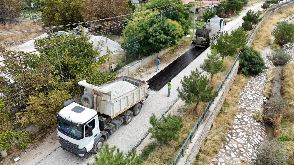 Sathi asfalt çalışmaları sona erdi