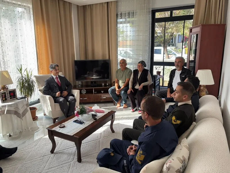 Şarköy Kaymakamı Erdoğan, şehit yakınları ve gazilerle bir araya geldi