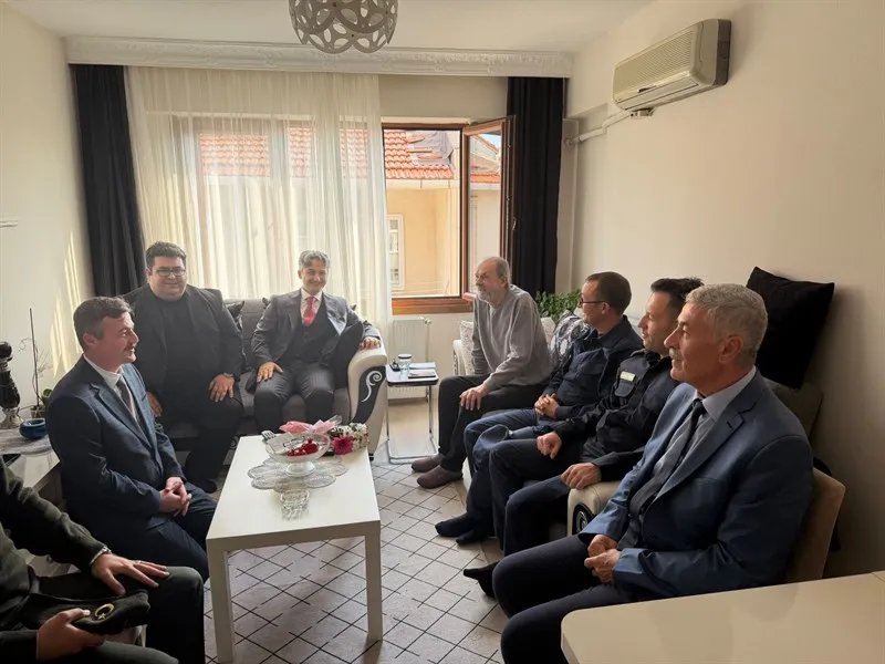 Şarköy Kaymakamı Erdoğan, şehit yakınları ve gazilerle bir araya geldi