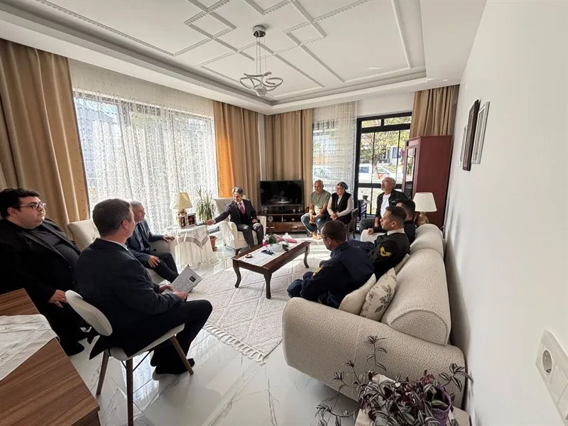 Şarköy Kaymakamı Erdoğan, şehit yakınları ve gazilerle bir araya geldi