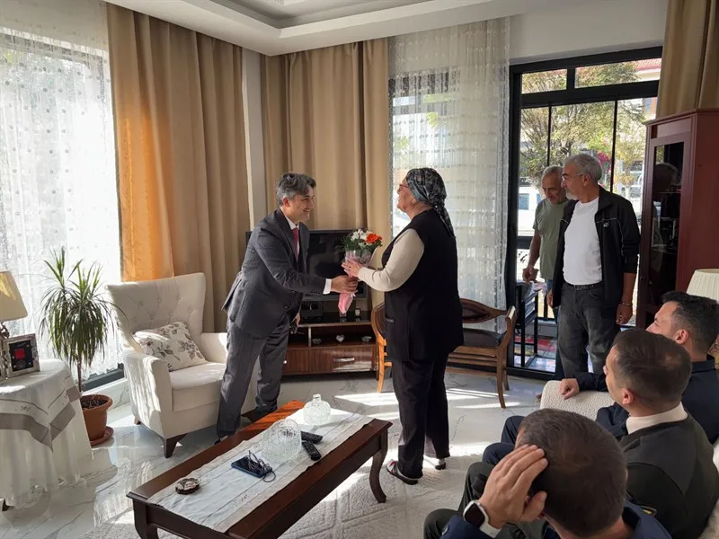 Şarköy Kaymakamı Erdoğan, şehit yakınları ve gazilerle bir araya geldi