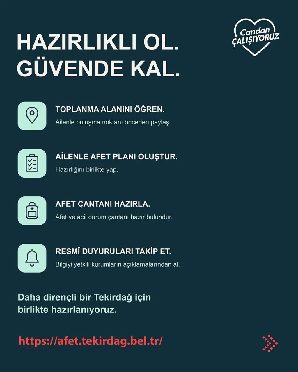 Tekirdağ'ın afet direnci Büyükşehir'le güçleniyor