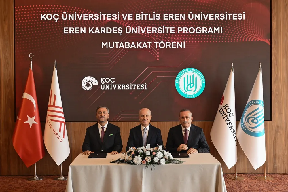 Koç Üniversitesi ile Bitlis Eren Üniversitesi kardeş oldu