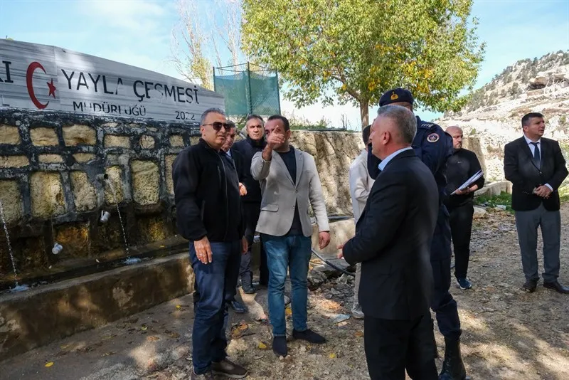 Vali Çiçek Yunt ve Şanşa yaylalarında incelemelerde bulundu