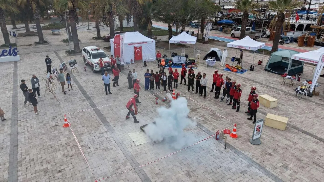 Bodrum Belediyesinden afet farkındalık etkinlikleri
