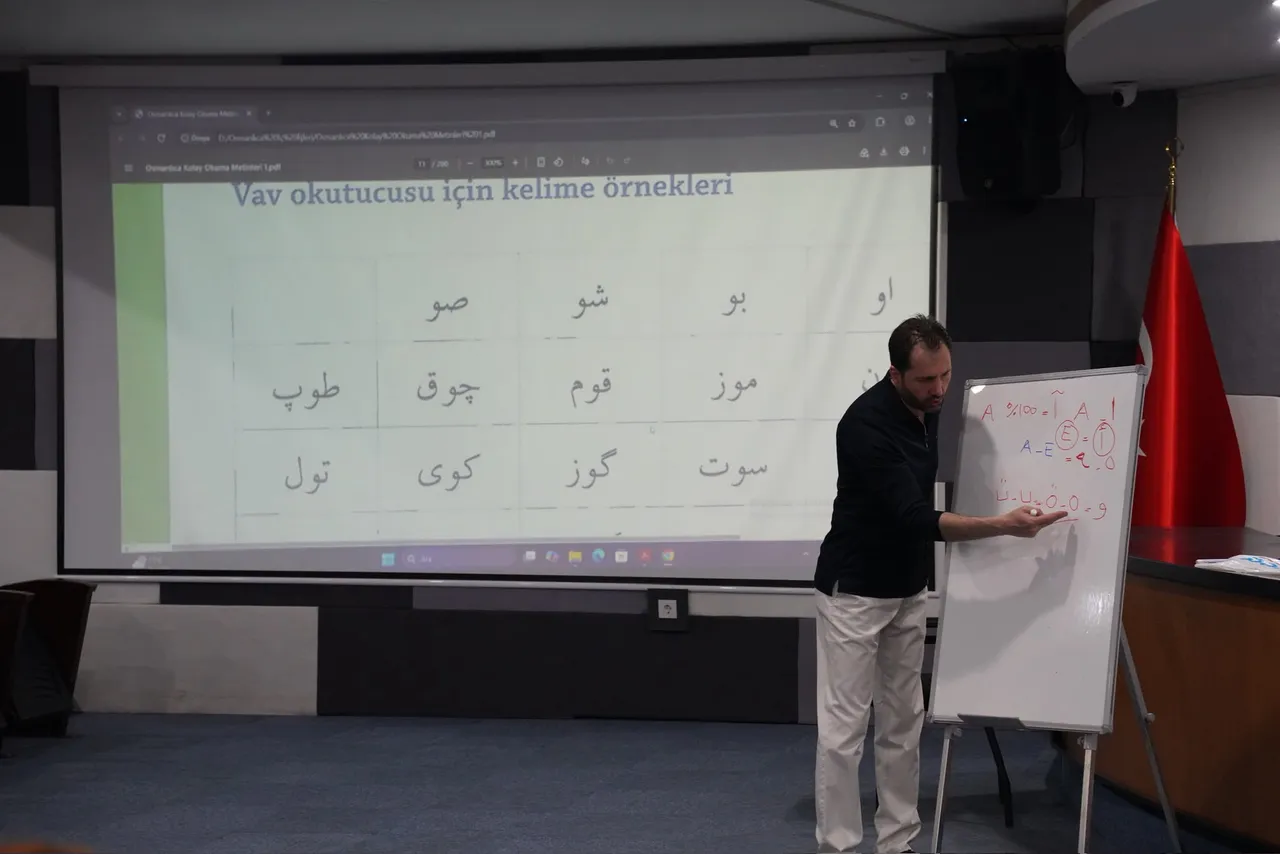 Belediye Personeline Osmanlıca eğitimi başladı