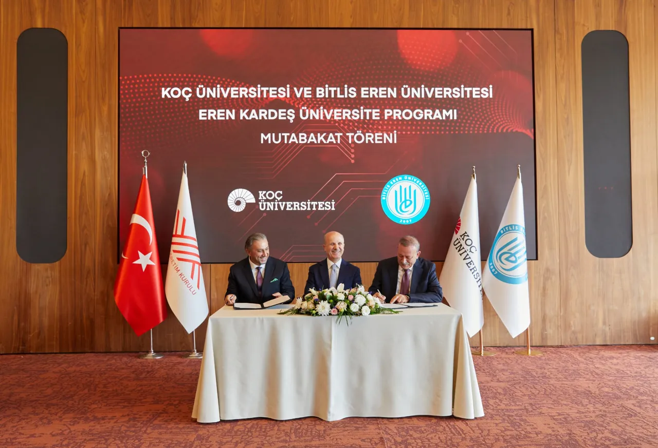 Bitlis Eren Üniversitesi ile Koç Üniversitesi Arasında Eren kardeş üniversite programı mutabakatı imzalandı