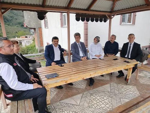 Görele Kaymakamı, İsmailbeyli, Kuşçulu, Yeğenli ve Boğalı köylerini ziyaret etti