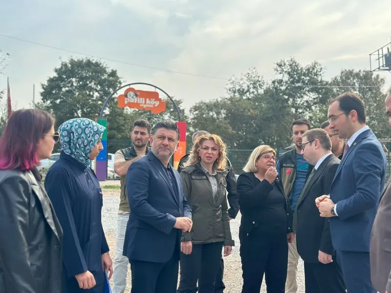 İlçede bulunan hayvan barınağına yerinde inceleme