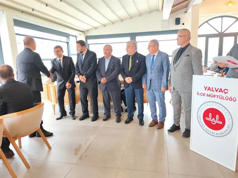 Yalvaç Kaymakamı Abacı, din görevlileri ile bir araya geldi