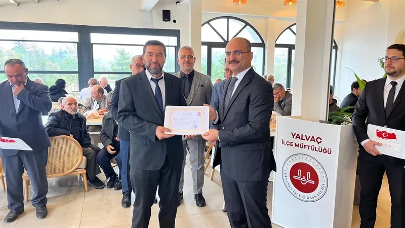Yalvaç Kaymakamı Abacı, din görevlileri ile bir araya geldi