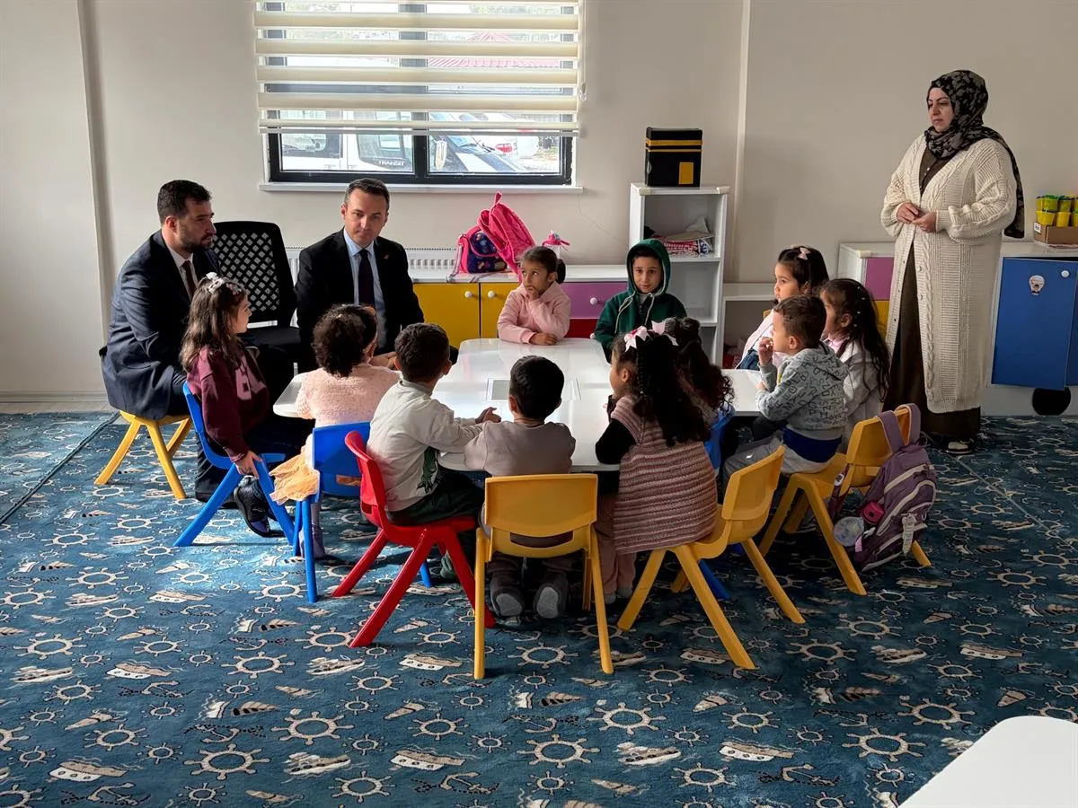 Kaymakam Bakan, 4-6 yaş Kur’an kursunu ziyaret etti