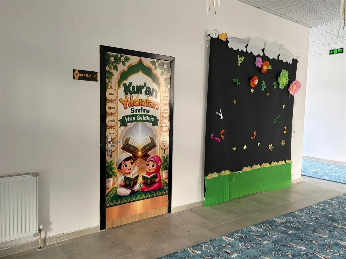 Kaymakam Bakan, 4-6 yaş Kur’an kursunu ziyaret etti