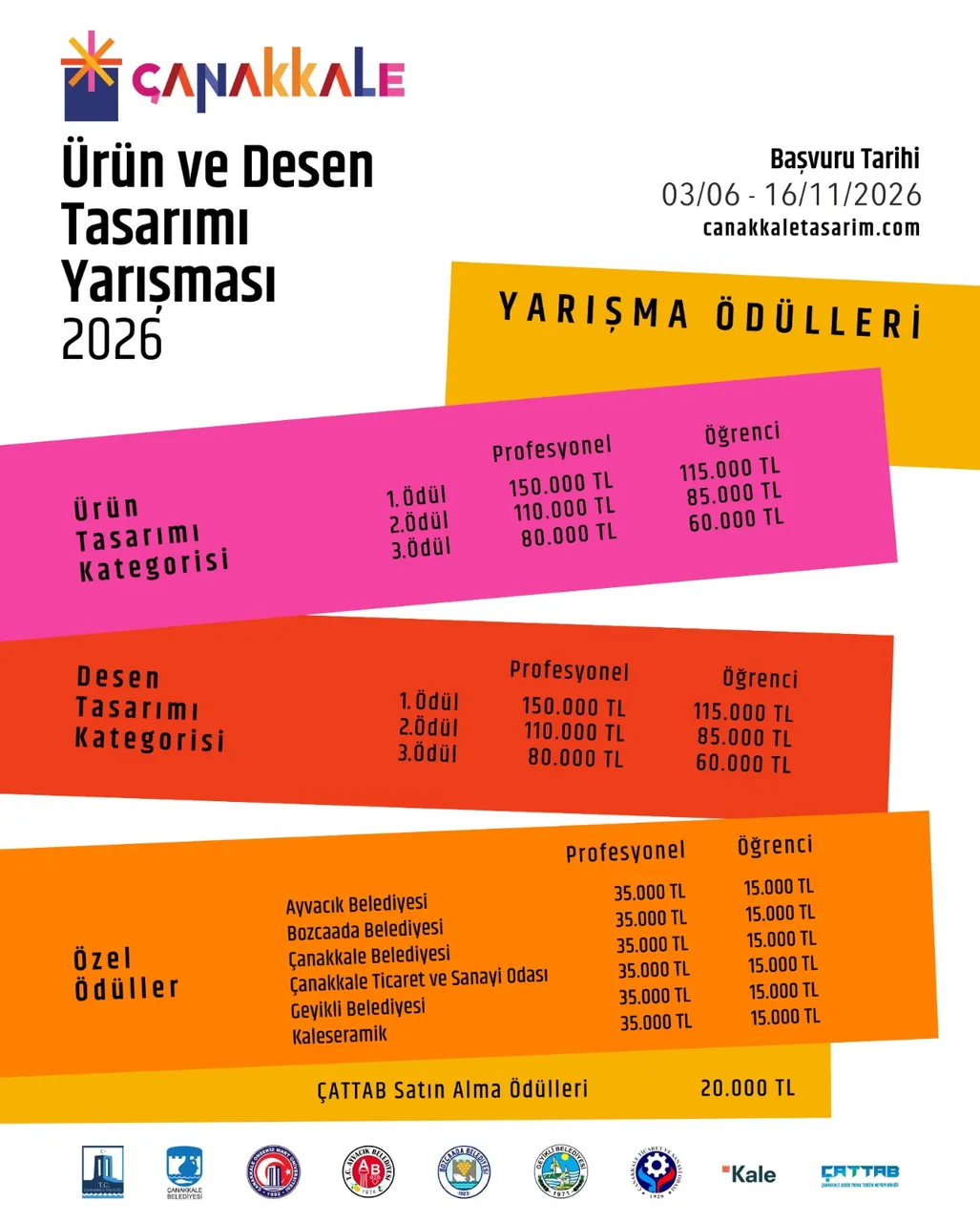 Çanakkale Ürün ve Desen Tasarımı Yarışması için başvurular sürüyor