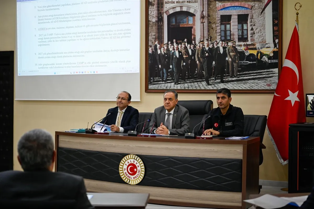 Yalova İl Afet ve Acil Durum Koordinasyon Kurulu toplantısı gerçekleştirildi