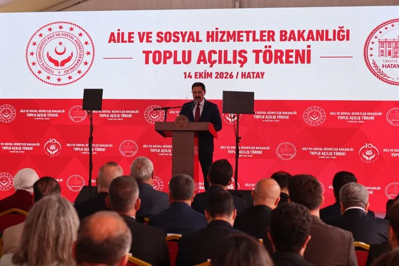 Hatay’ımızda 7 sosyal hizmet kuruluşunun toplu açılışı gerçekleştirildi