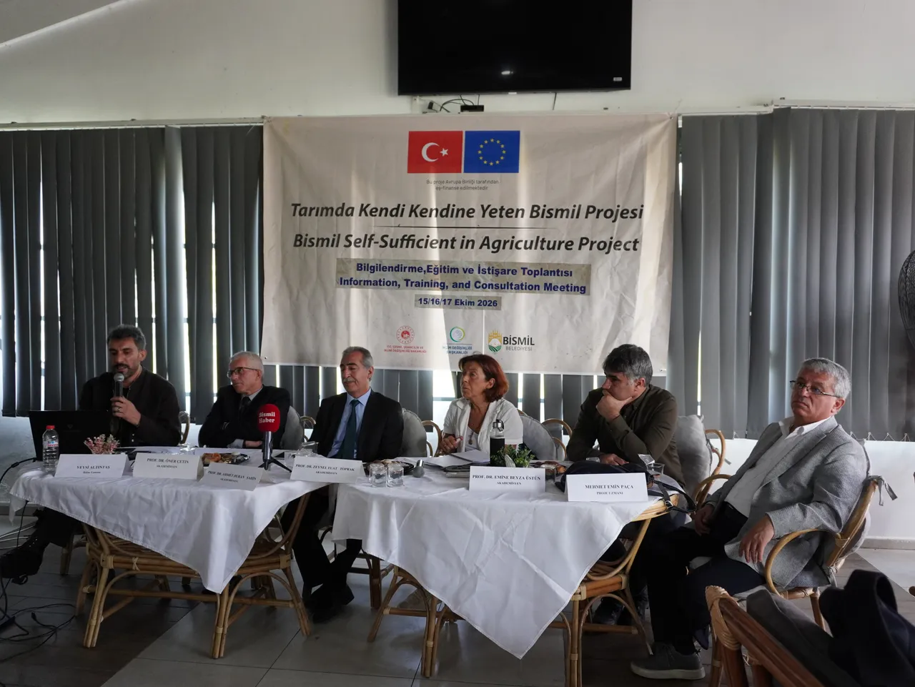 Bismil’de sürdürülebilir tarım ve iklim değişikliğine uyum için çalıştay düzenlendi