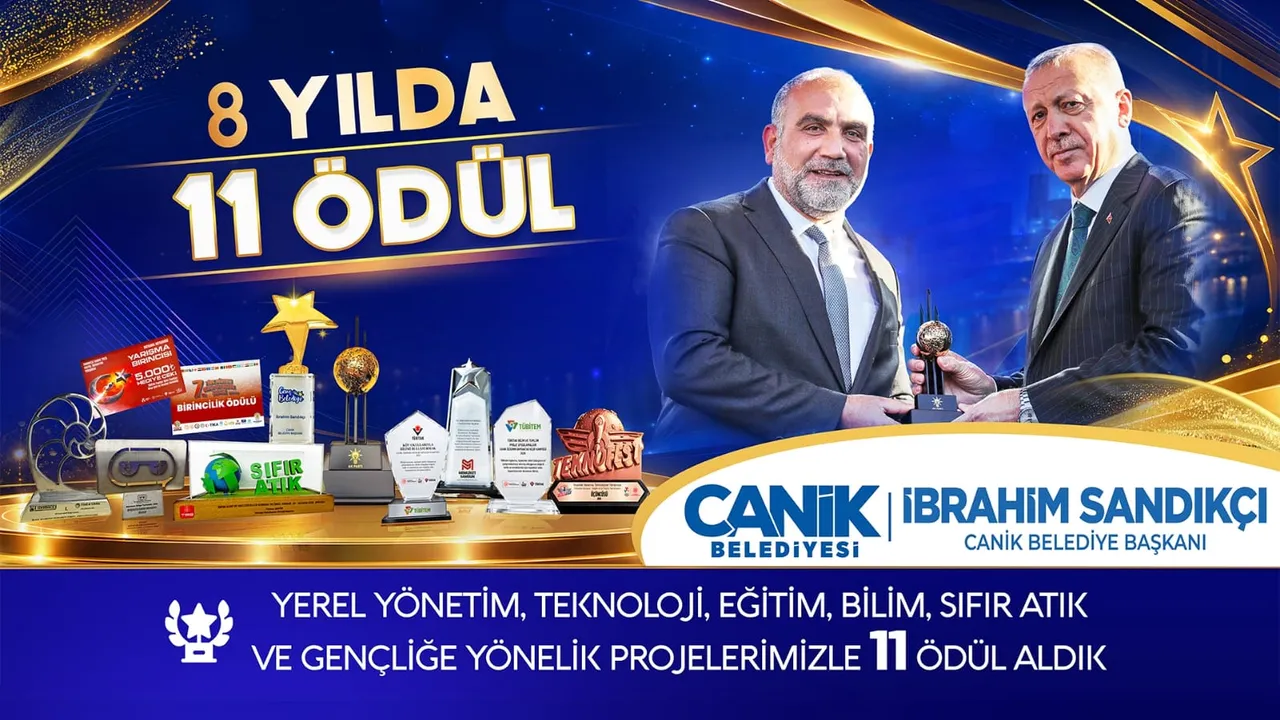 Canik Belediyesi ödüllere doymuyor
