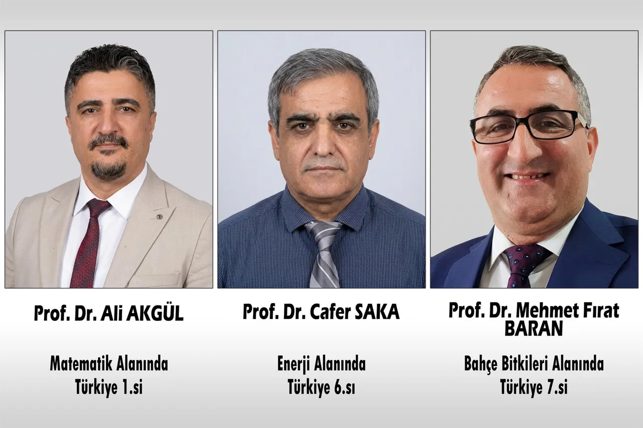 Üç Öğretim Üyesi Dünyanın En etkili bilim insanları listesinde Türkiye’de ilk sıralarda