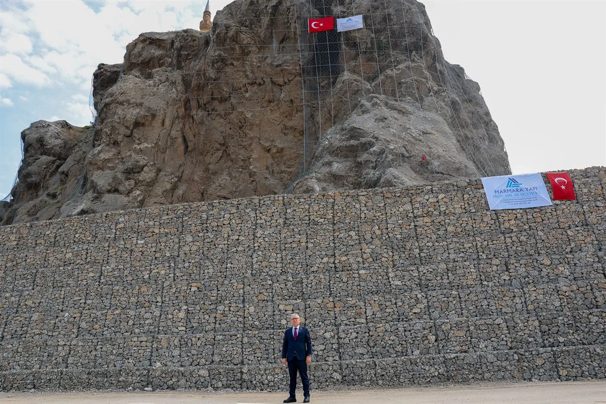 Yukarı Tekke kayalıklarında ıslah çalışmaları tamamlandı