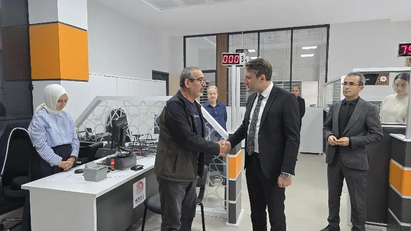 İlçe Nüfus Müdürlüğüne ziyaret