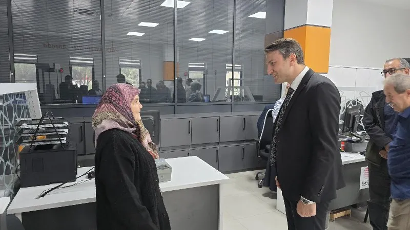 İlçe Nüfus Müdürlüğüne ziyaret