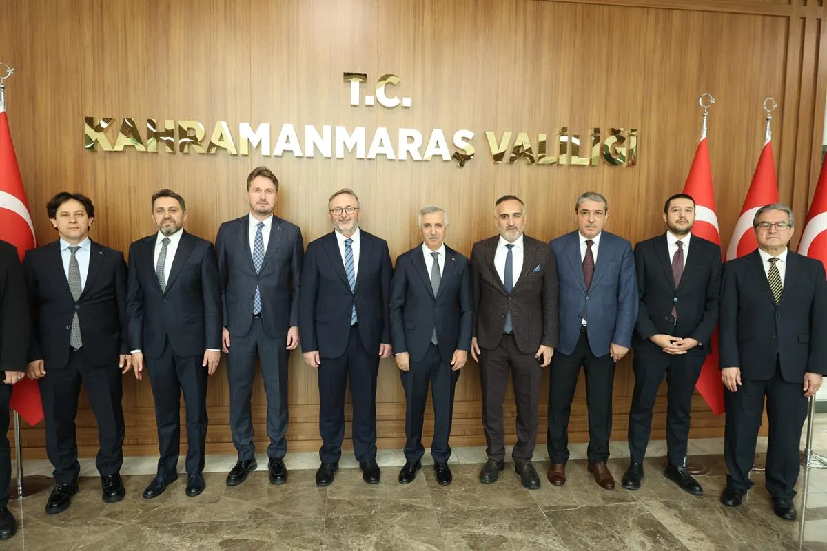 Kültür ve Turizm Bakan Yardımcısı Coşkun Yılmaz Kahramanmaraş Valiliğini ziyaret etti