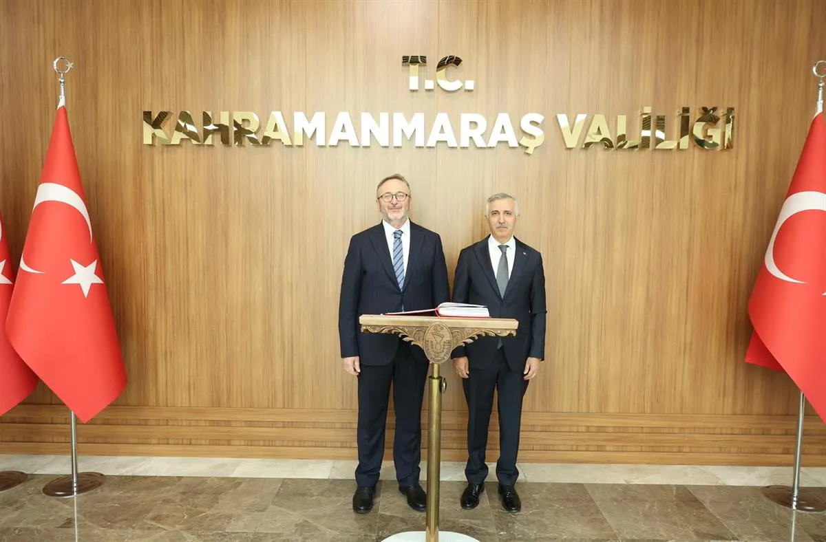 Kültür ve Turizm Bakan Yardımcısı Coşkun Yılmaz Kahramanmaraş Valiliğini ziyaret etti