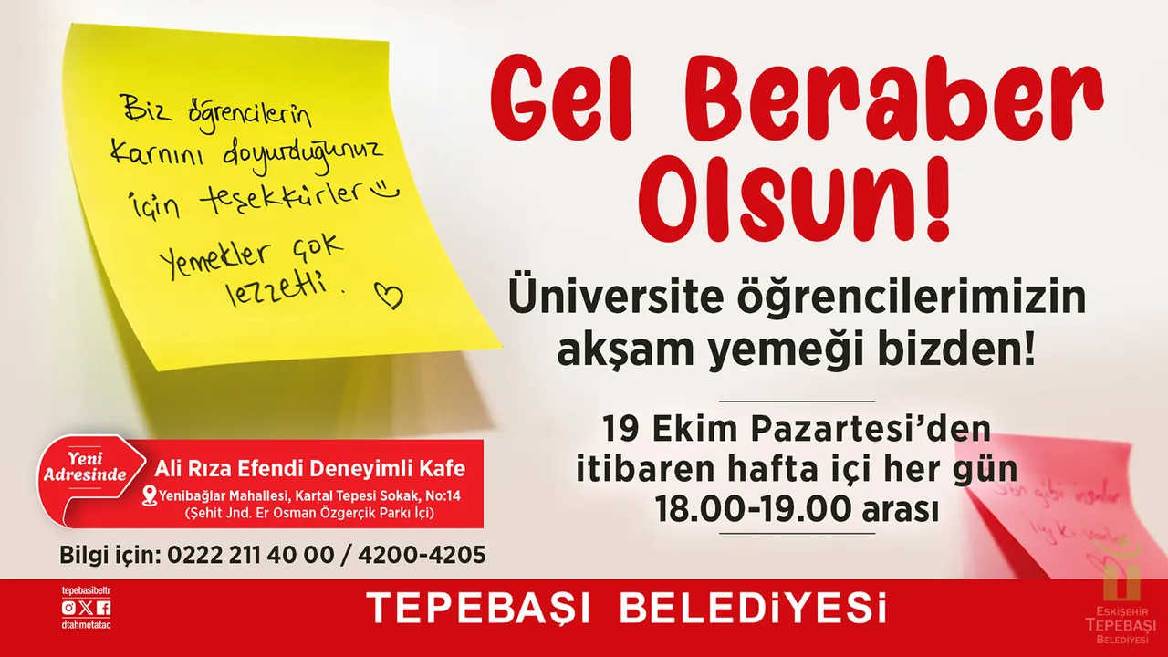 Başkan Ataç; “Üniversiteli Gençleri Akşam Yemeğine Bekliyoruz”