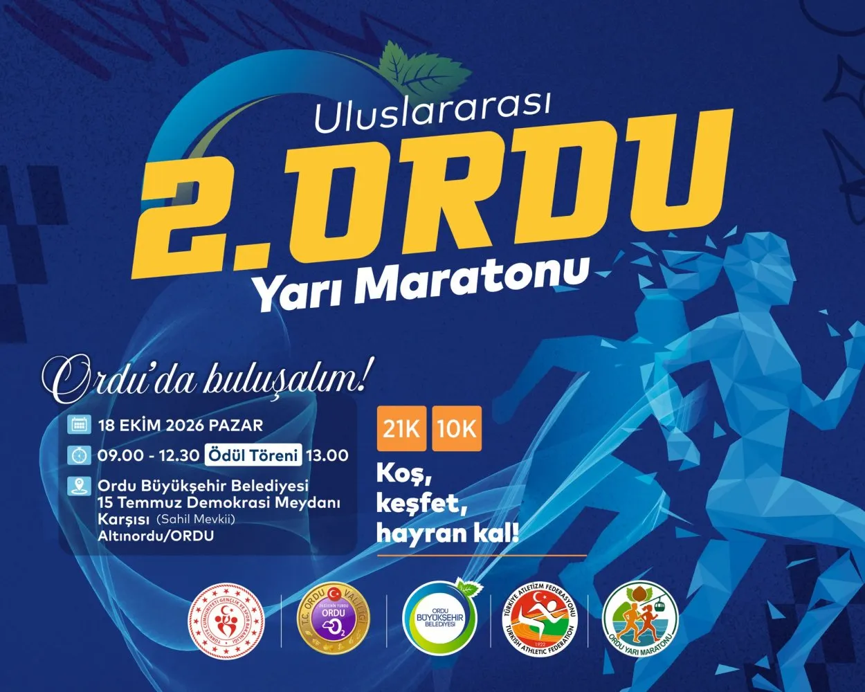 Ordu ‘Da Yarı Maraton Heyecanı Yaşanacak