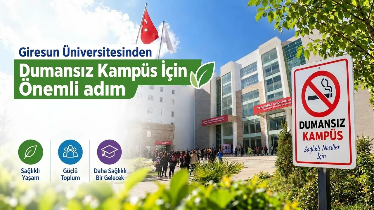 Giresun Üniversitesinde Dumansız Kampüs için önemli adım