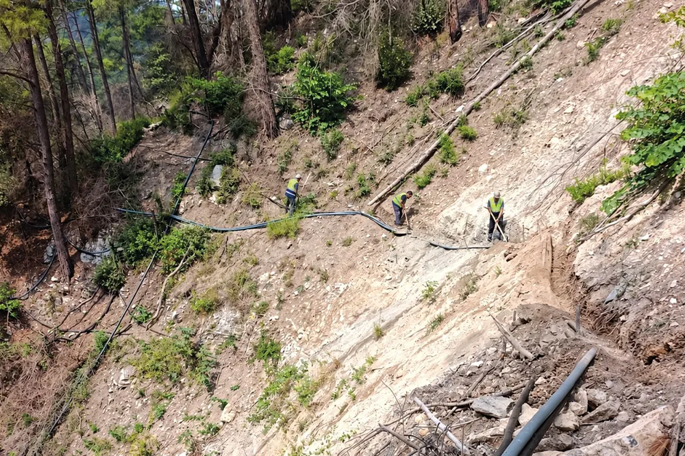 Dörtyol Karakese’de 500 metrelik içme suyu hattı yenilendi