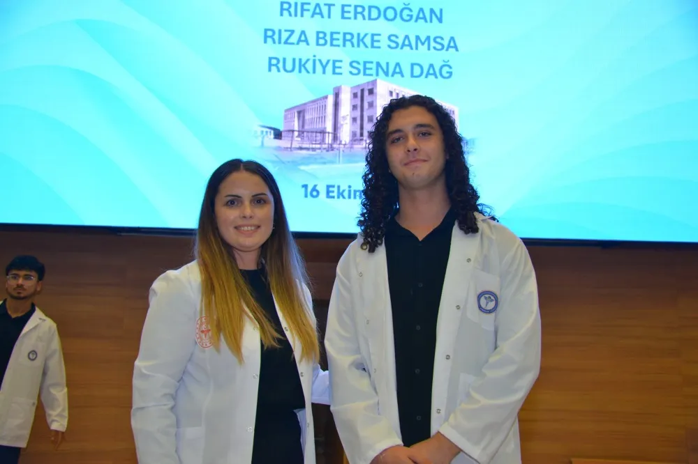 Geleceğin Ahi hekimleri beyaz önlüklerini giydi