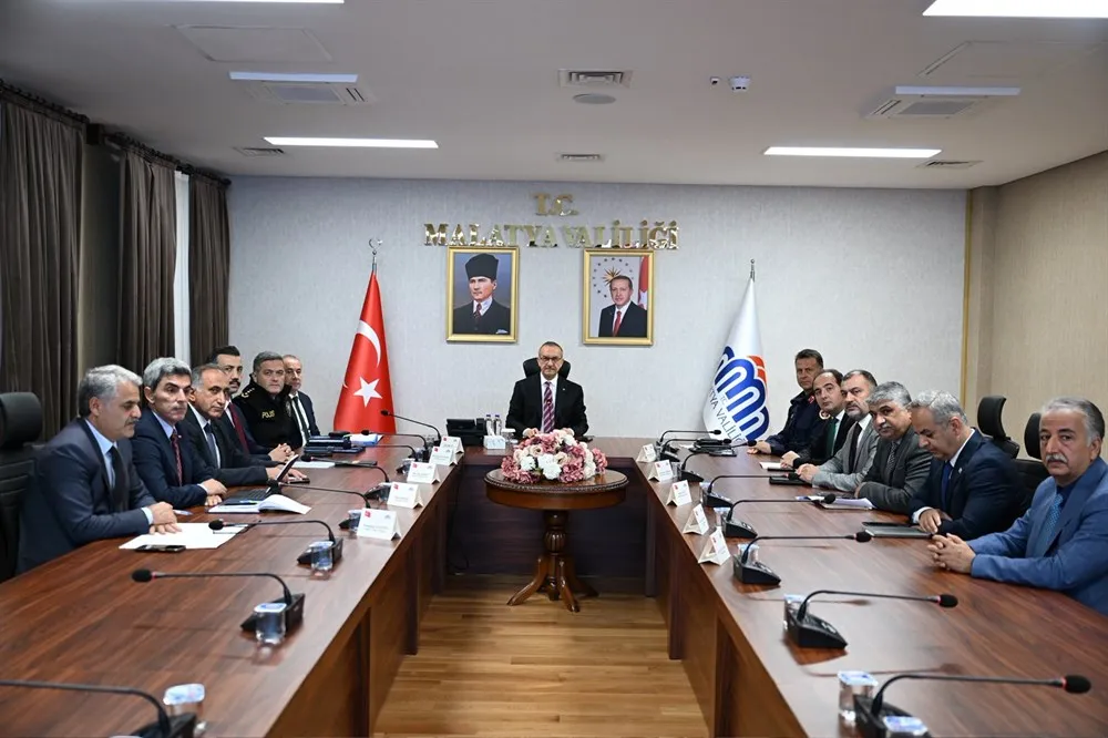Vali Yavuz Başkanlığında İl Eğitim Güvenliği Yürütme Kurulu toplantısı yapıldı