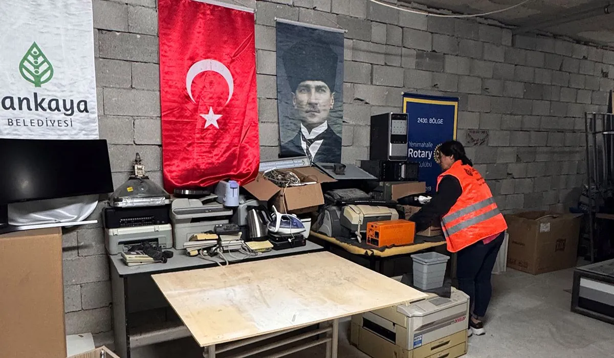 Çankaya’da Dünya Elektronik Atık Günü’nde geri dönüşüme destek