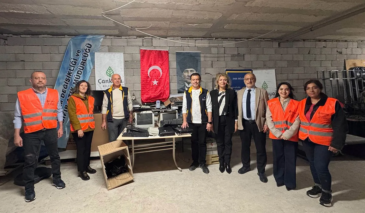 Çankaya’da Dünya Elektronik Atık Günü’nde geri dönüşüme destek