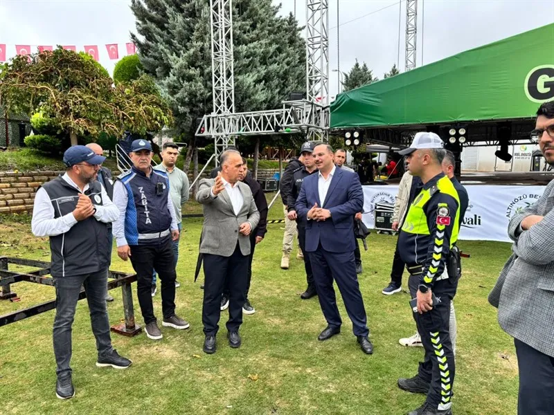 10. Altınözü Zeytin-Zeytinyağı ve Gastronomi Festivali öncesi hazırlıklar yerinde incelendi
