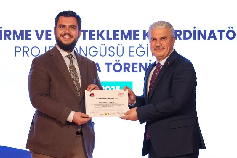 Konya Valisi Akın, proje döngüsü yönetimi ve uygulamalı proje yazma eğitimi sertifika törenine katıldı