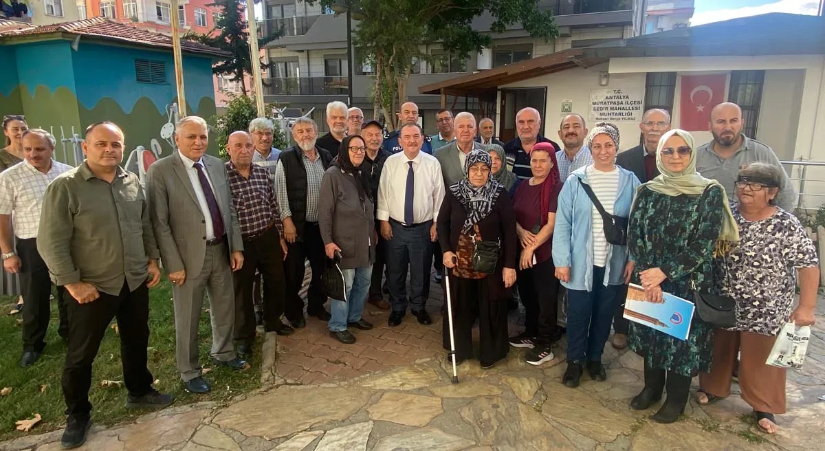 Sedir Mahallesi Halk ve güvenlik toplantısı yapıldı