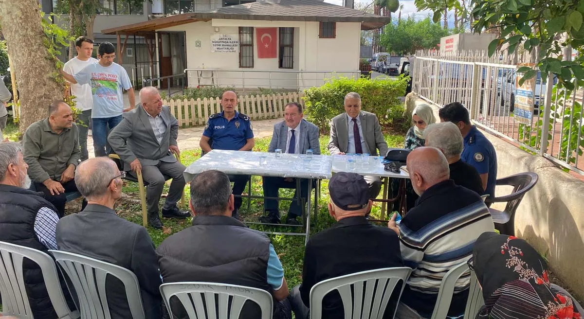 Sedir Mahallesi Halk ve güvenlik toplantısı yapıldı